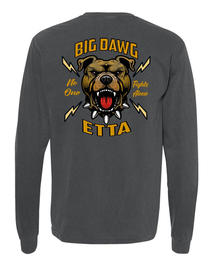 Fight Like A Big Dawg Adult Long Sleeve
