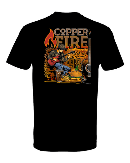 Adult Unisex T-Shirt- Copper Fire