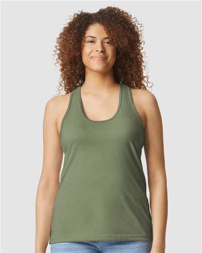 Softstyle® Women’s CVC Racerback Tank Top- 64220LCVC