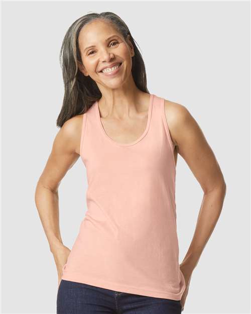 Softstyle® Women’s CVC Racerback Tank Top- 64220LCVC