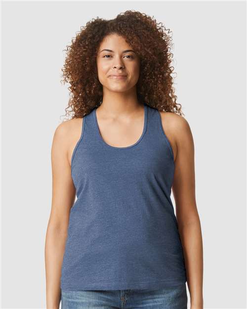 Softstyle® Women’s CVC Racerback Tank Top- 64220LCVC
