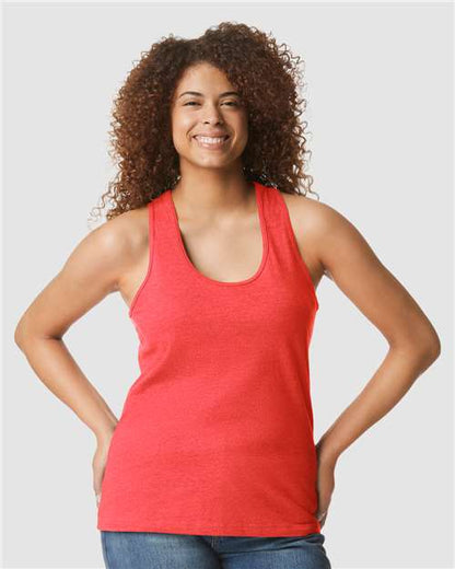 Softstyle® Women’s CVC Racerback Tank Top- 64220LCVC