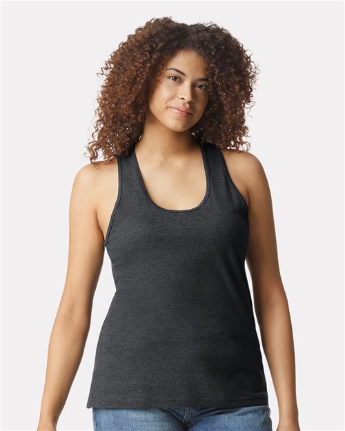 Softstyle® Women’s CVC Racerback Tank Top- 64220LCVC