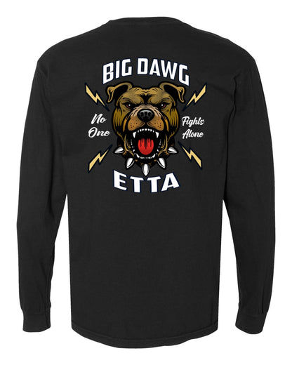 Fight Like A Big Dawg Adult Long Sleeve