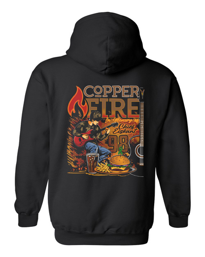 Hooded Sweatshirt- Copper Fire
