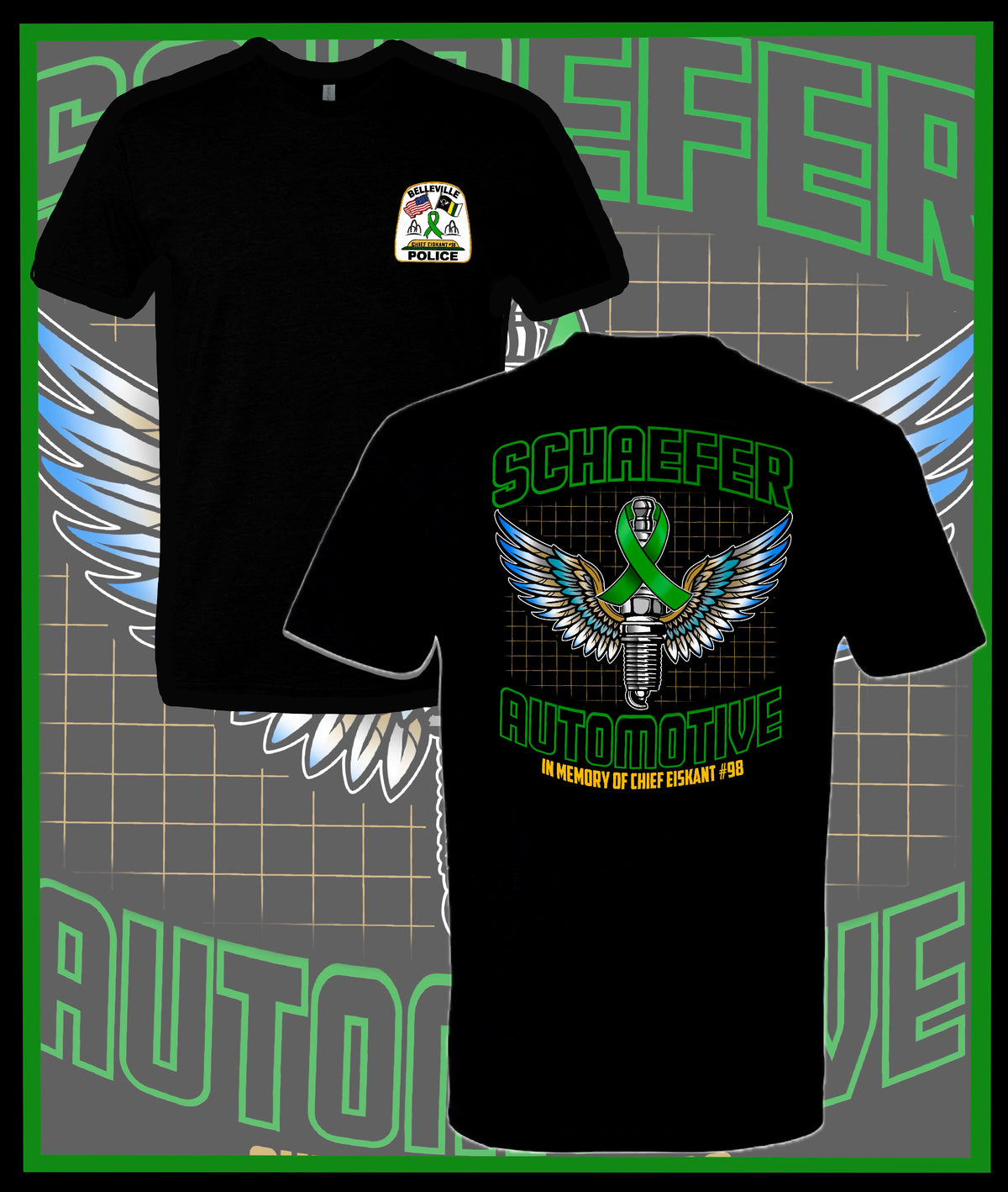 Adult Unisex T-Shirt- Schaefer Automotive