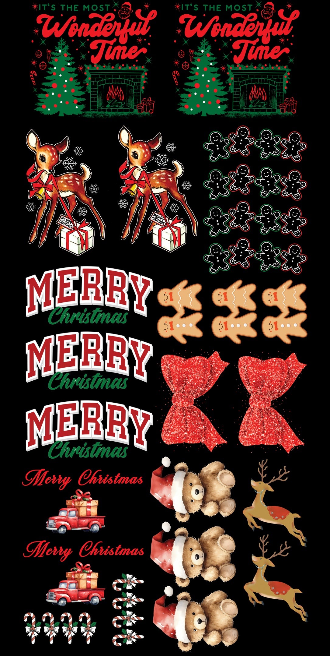 Christmas Gang sheet