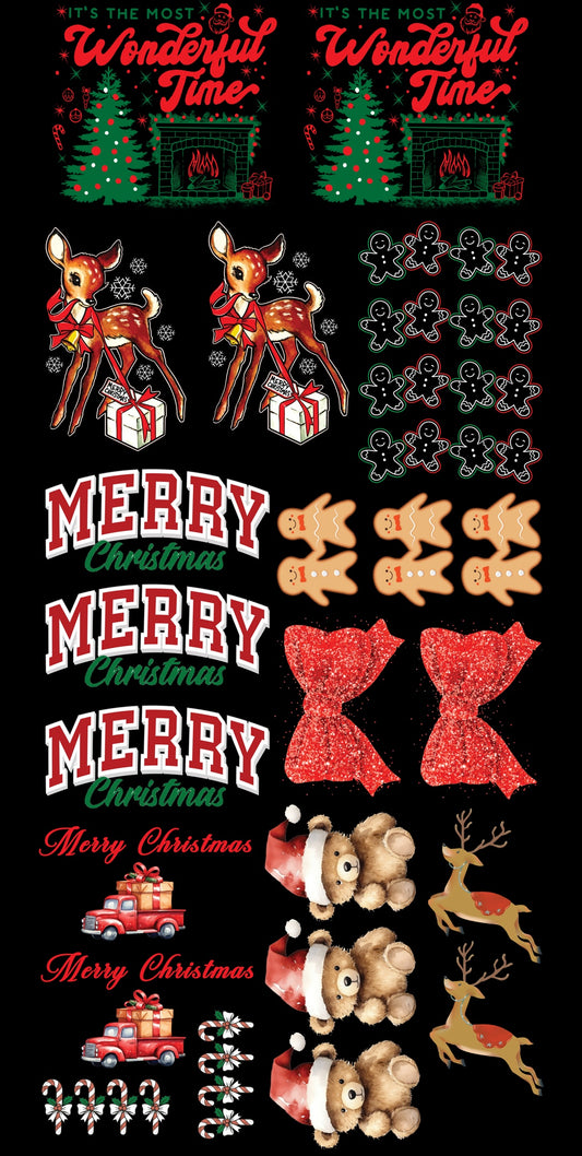 Christmas Gang sheet