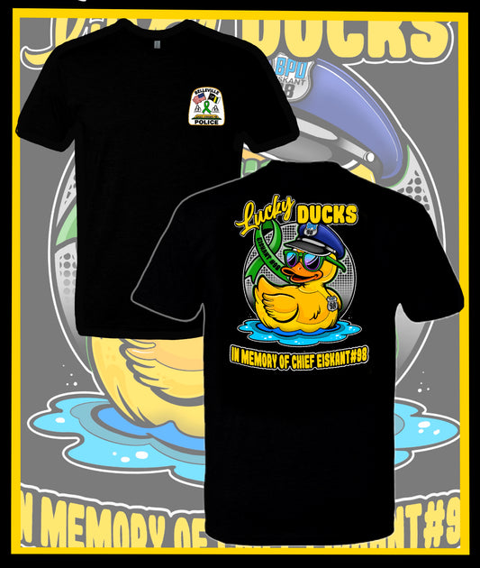 Adult Unisex T-Shirt- Lucky Duck$