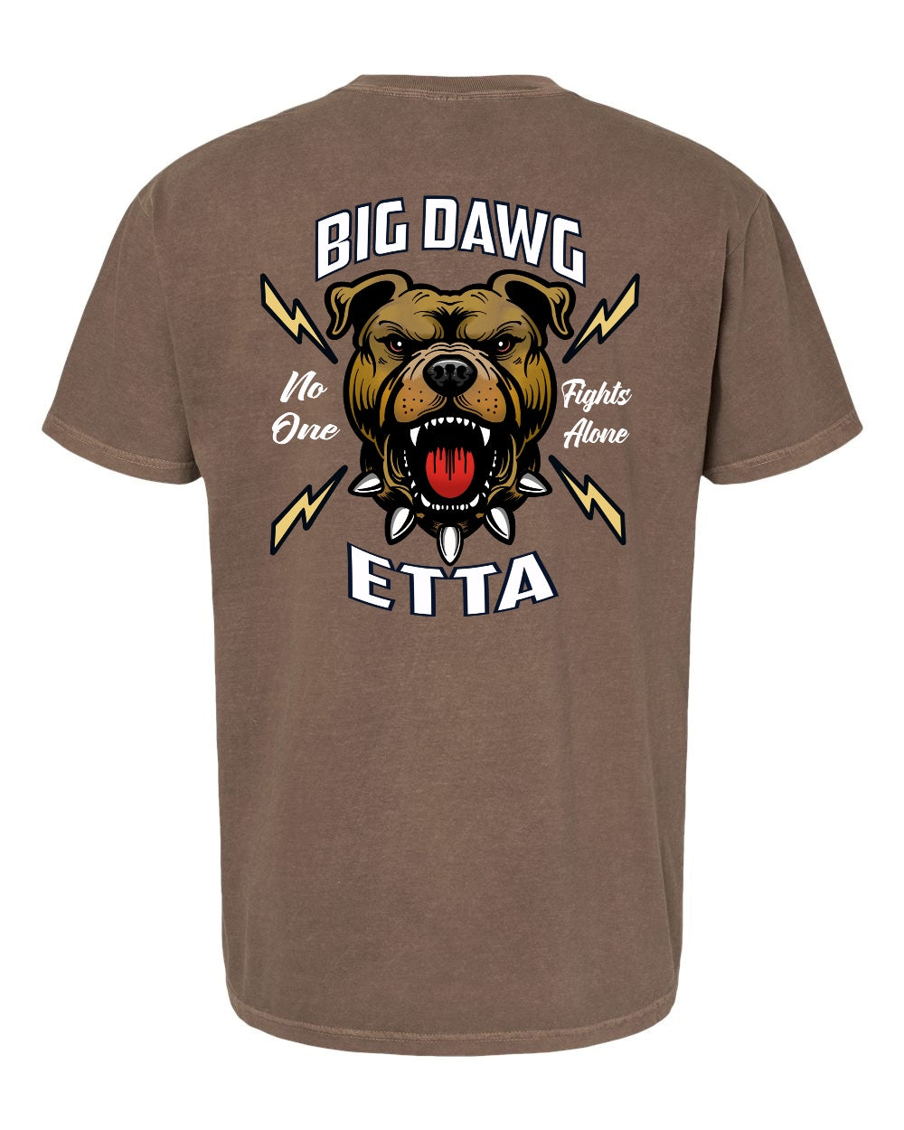 Fight Like A Big Dawg Adult T-Shirt
