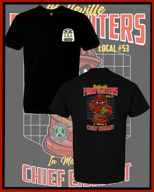 Adult Unisex T-Shirt- Belleville Firefighters Local #53