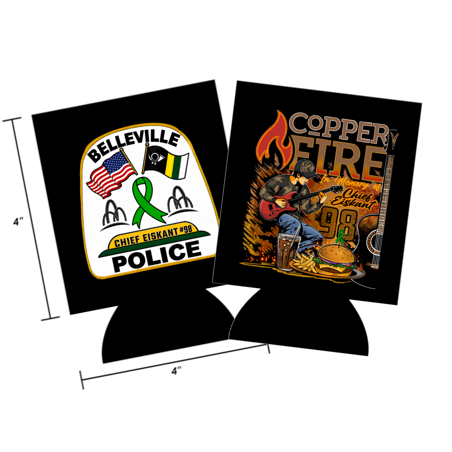 Koozie- Copper Fire