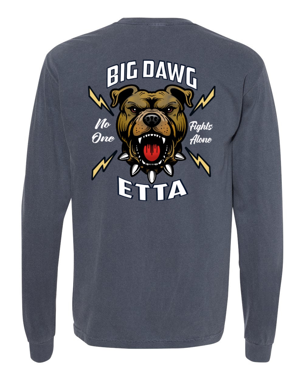 Fight Like A Big Dawg Adult Long Sleeve