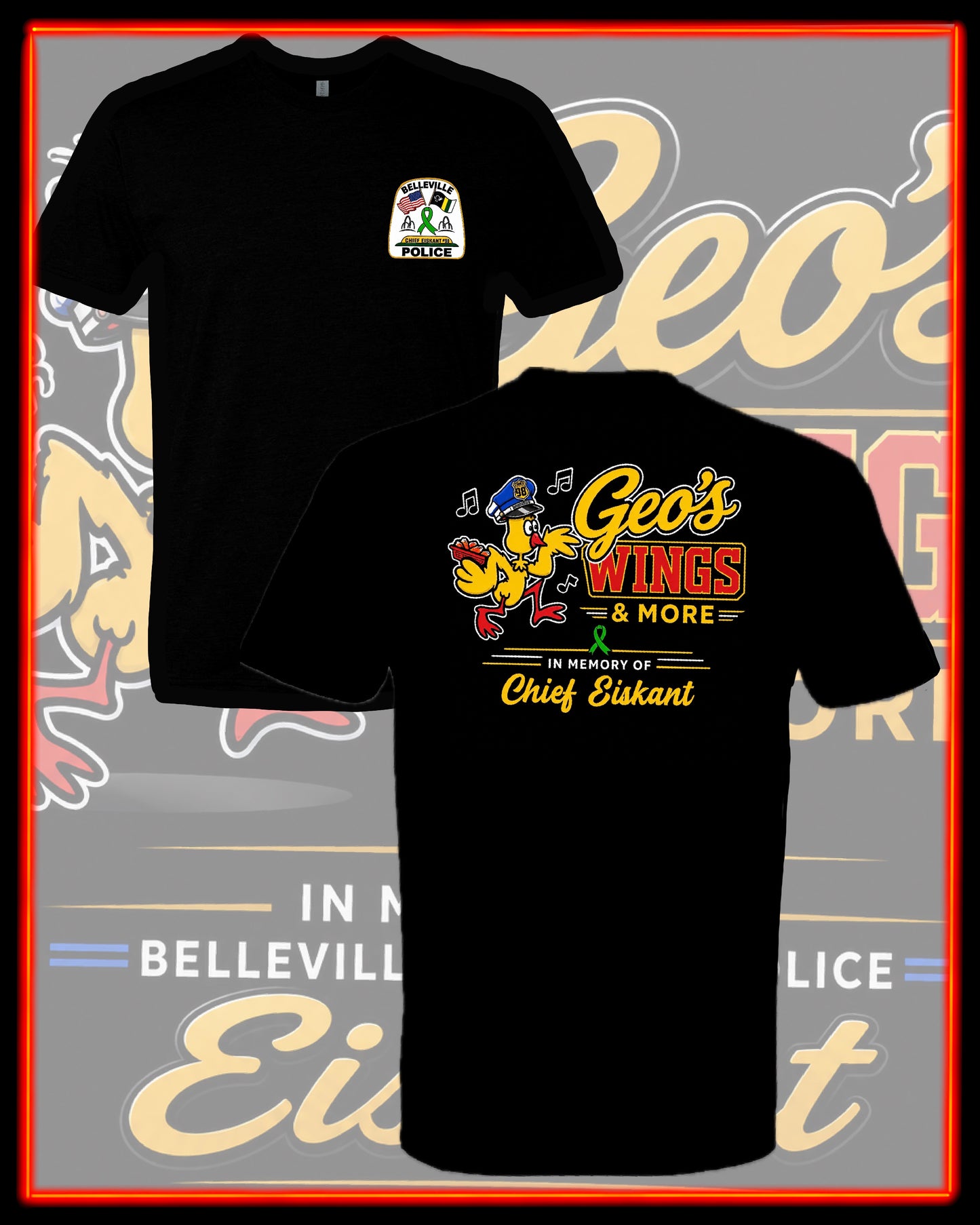 Adult Unisex T-Shirt- Geo’s Wings & More