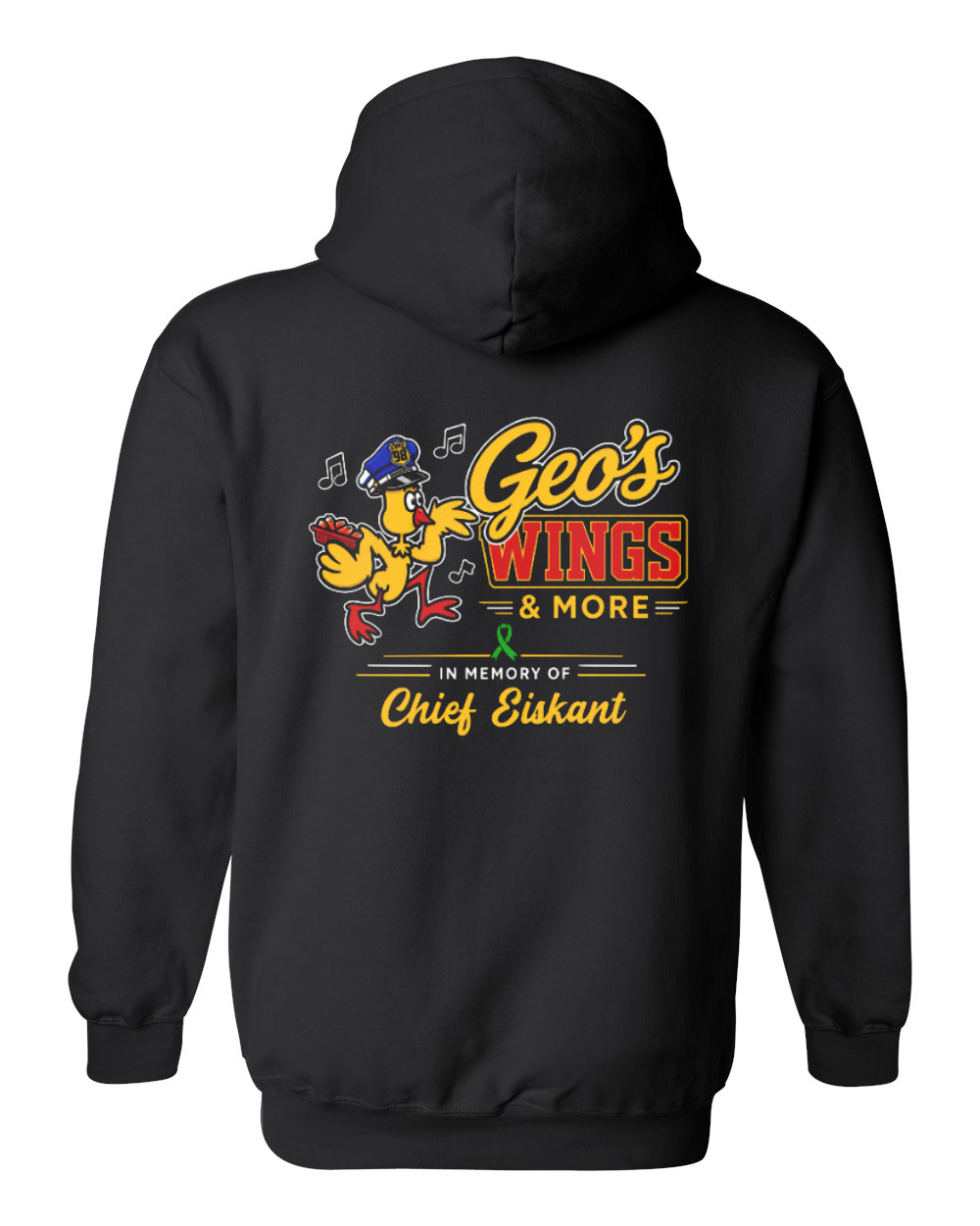 Hooded Sweatshirt- Geo’s Wings & More