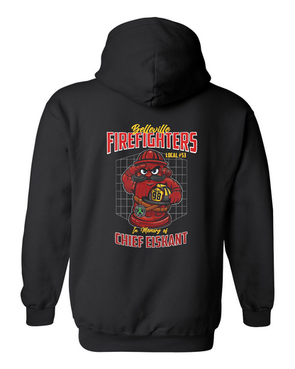 Hooded Sweatshirt-Belleville Firefighters Local #53