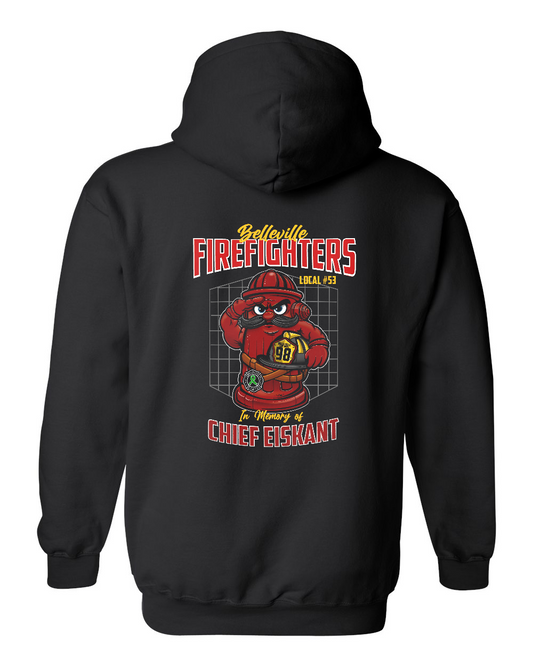 Hooded Sweatshirt-Belleville Firefighters Local #53