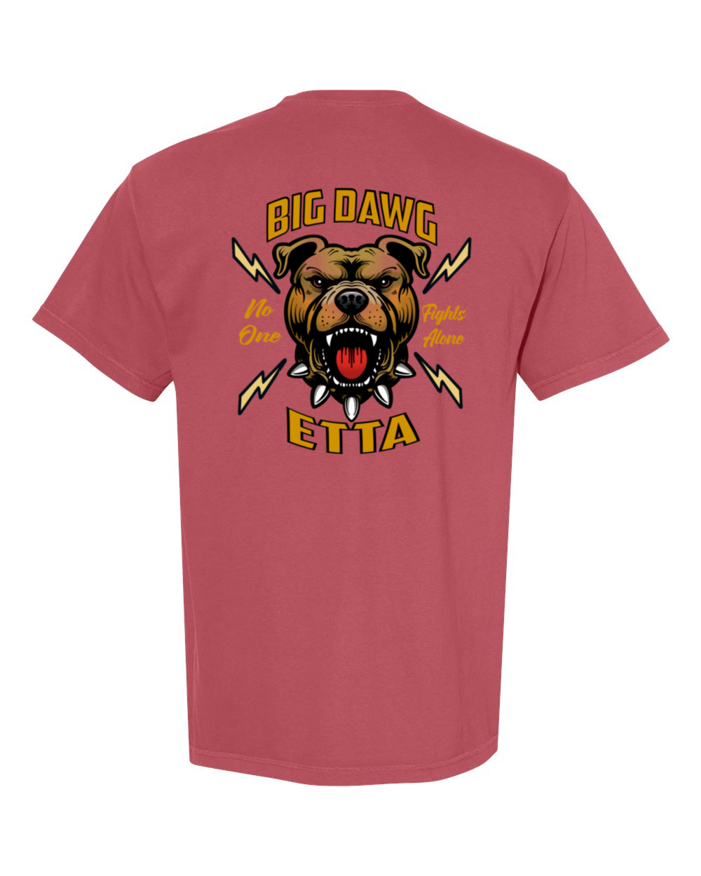 Fight Like A Big Dawg Adult T-Shirt