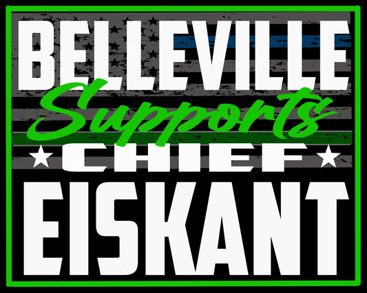 Belleville Supports Sticker- Mugshot House