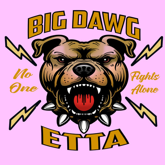 Fight Like A Big Dawg Sticker