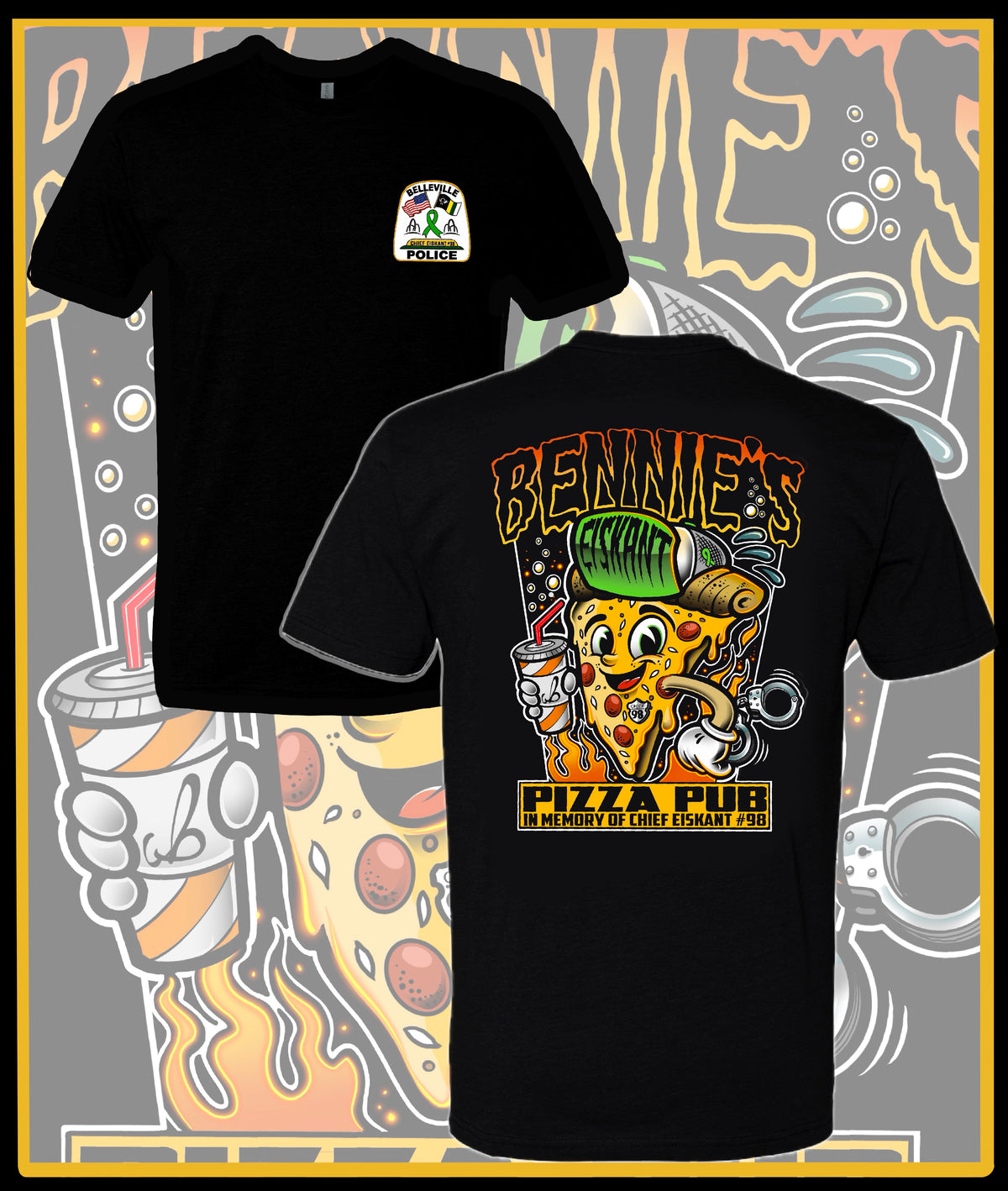 Adult Unisex T-Shirt- Bennie's
