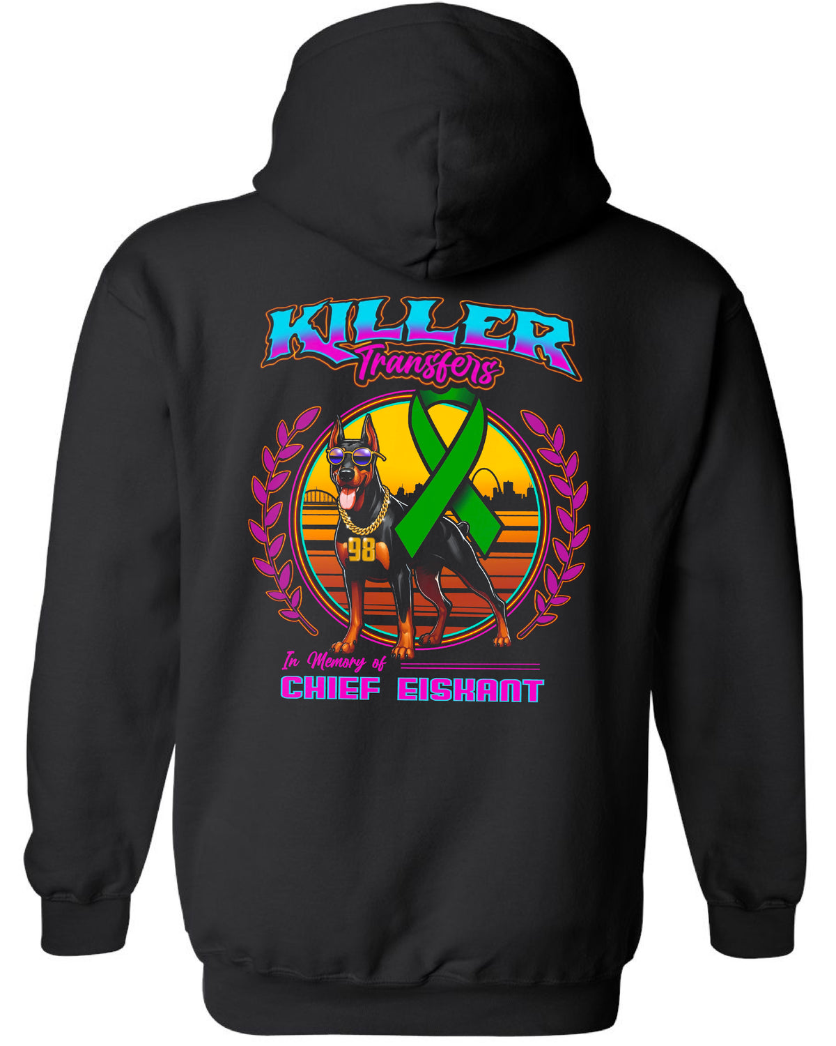 Hooded Sweatshirt- Killer Transfers