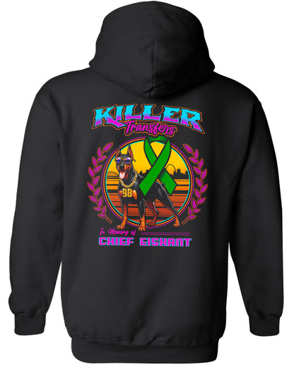 Hooded Sweatshirt- Killer Transfers