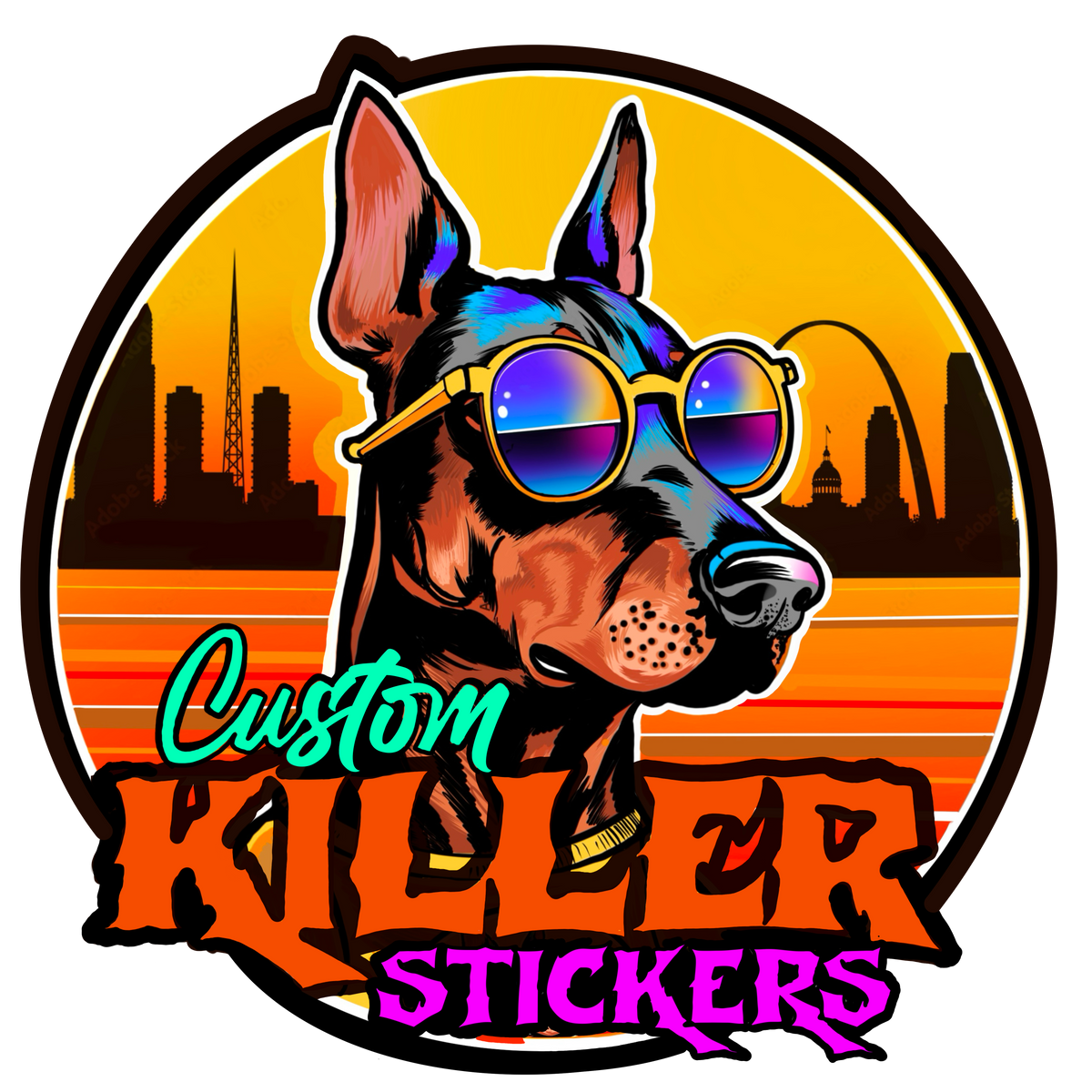 Custom Die-Cut Stickers – Killer-Transfers