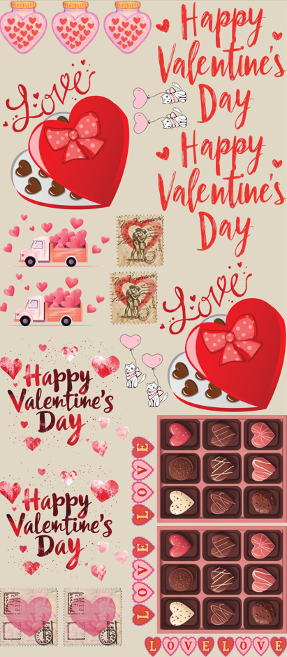 Valentine's Day Gang Sheet