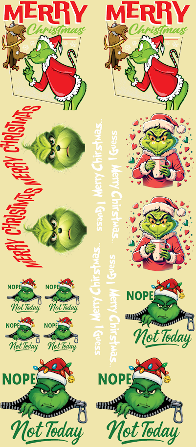 Christmas Grinchmas Sheet